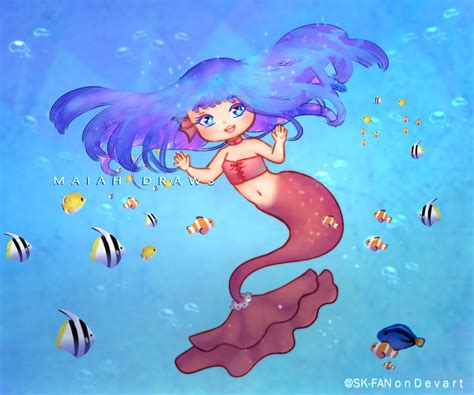 Chibi Mermaid By Sk Fan On Deviantart