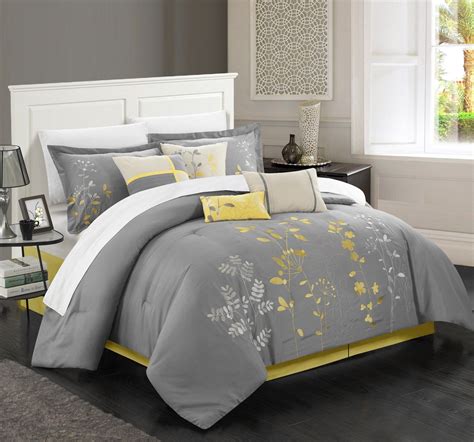 Vacuum sealed for transit protection, space saving and gifting ready for the bedroom. Chic Home Bliss Garden 8 Piece Comforter Set Floral ...