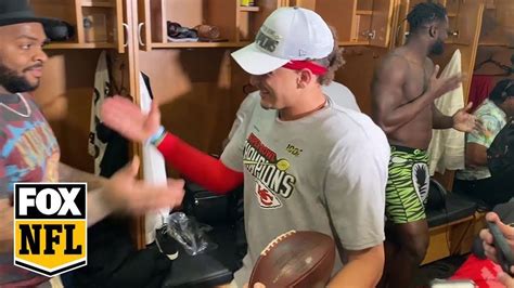 Patrick Mahomes Walks Into Chiefs Locker Room For First Time As A Super