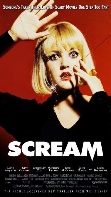 Slasher Movie Posters Scream 1996 Slasher Studios
