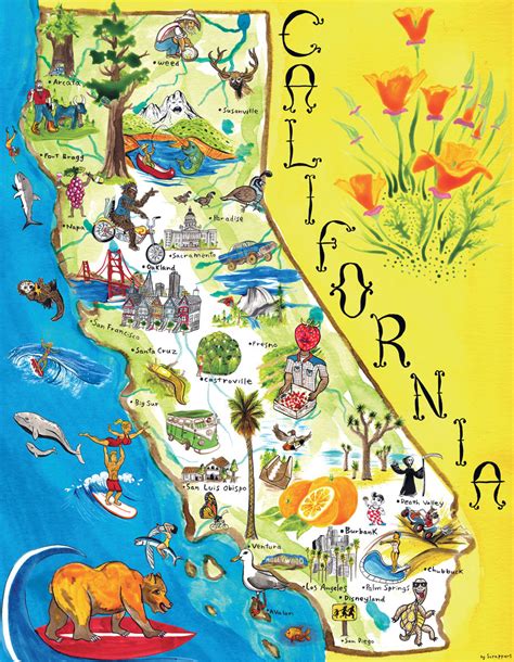 California Map For Tourist