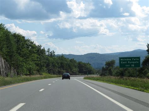 Vermont Interstate 91 Southbound Cross Country Roads