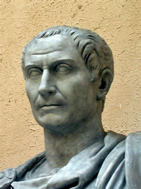 Statue Of Julius Caesar As Imperator Wearing Lorica Cuirass And
