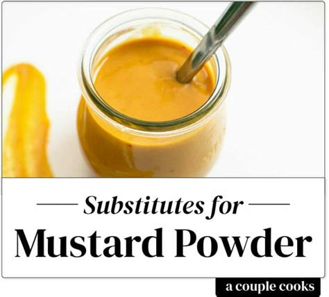 Best Substitute For Dry Mustard A Couple Cooks