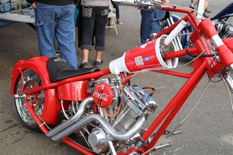 oldmotodude orange county chopper 7 11 bike on display at the washington county fair