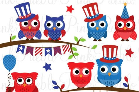 Download High Quality Fourth Of July Clipart Owl Transparent Png Images