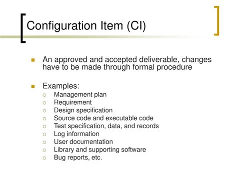 Ppt A Brief Introduction To Configuration Management Powerpoint