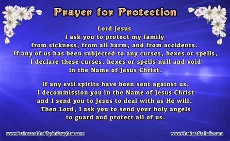 This prayer for christ's protection is quite timely, in an era of apostasy, scandals being uncovered, and people walking away from the catholic faith, or otherwise paying it lukewarm lip service at best. Prayer for Protection - The Best Catholic