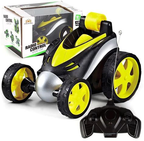 Wireless Remote Control Car Tumbling Stunt Dump Truck Rc Toys For