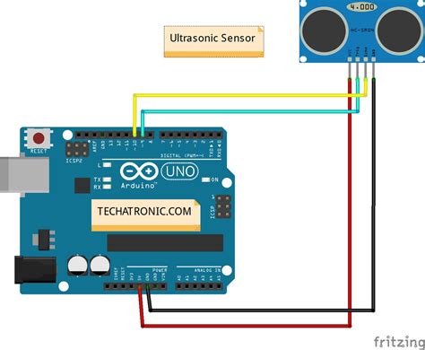 Ultrasonic Sensor With Arduino Tutorial Arduino Ultrasonic Techatronic