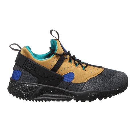 Nike Air Huarache Utility Premium Bronze Black Racer Blue 806979 700