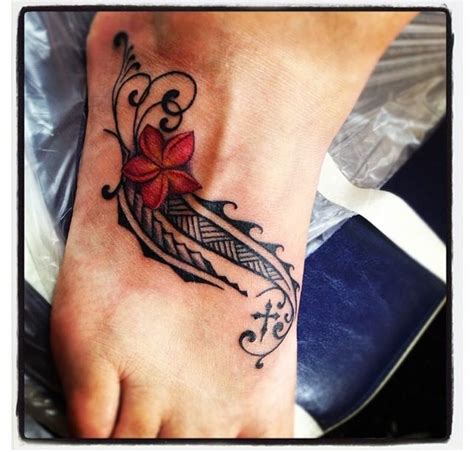 Pin By Guadalupe A Reyes On INK BODY ART Tribal Flower Tattoos Tribal Foot Tattoos Hawaiian