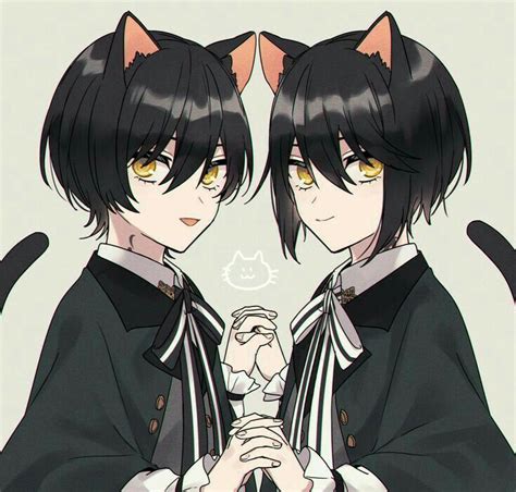 Anime Art Girl Anime Guys Manga Anime Twins Posing Anime Siblings
