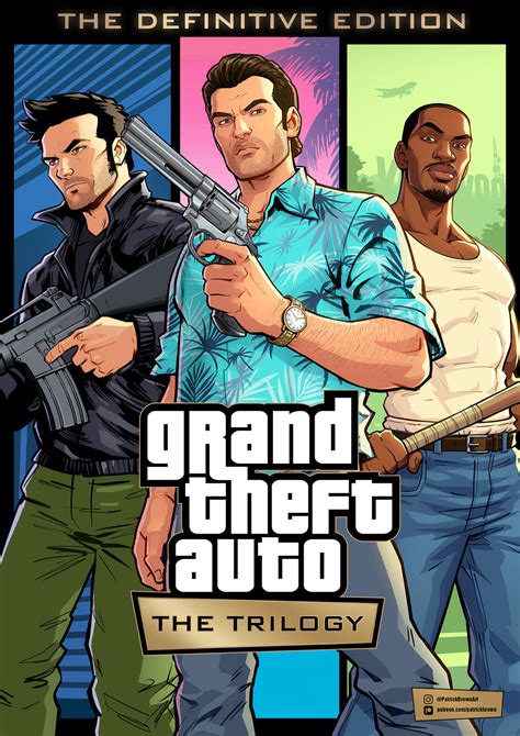 Gta The Trilogy Definitive Edition Fan Art By Patrickbrown On
