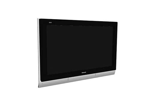 Panasonic Flat Screen Tv 3d Model 3ds Max Files Free Download Modeling 20062 On Cadnav