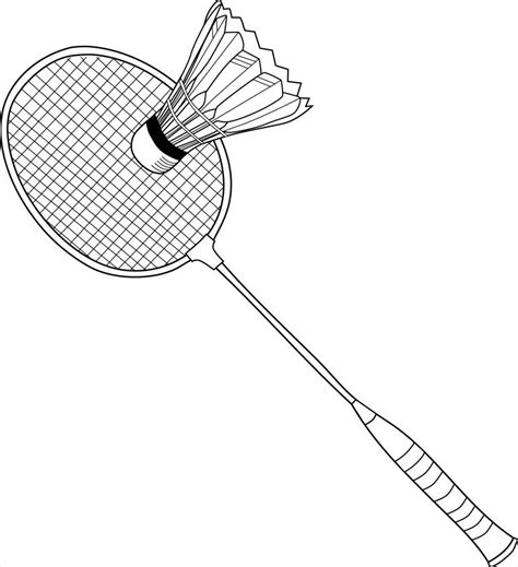 Badminton Coloring Pages Coloringbay