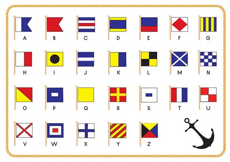 J Nautical Flag Alphabet Pillow