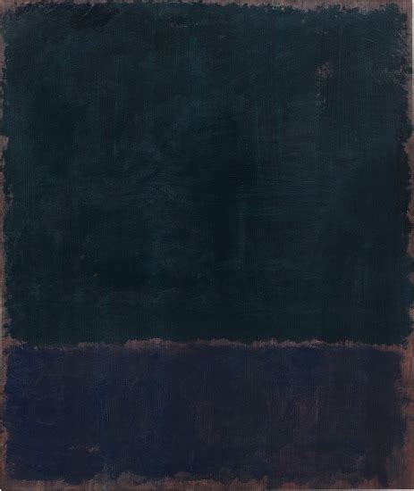 Mark Rothko Untitled Black Blue Painting 1968 Mutualart