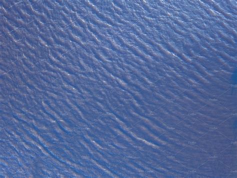 Aerial Top Down Calm Sea Water Texture Transportation Stock Photos