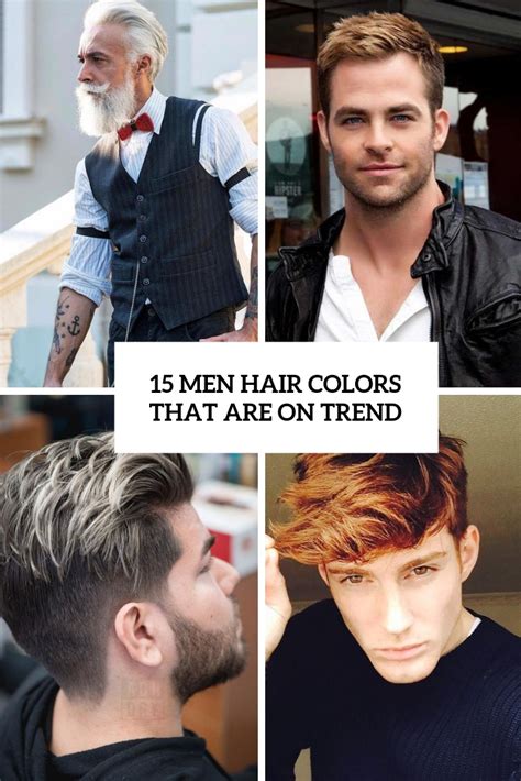 Picture Of Men Hair Colors That Are On Trend Cover