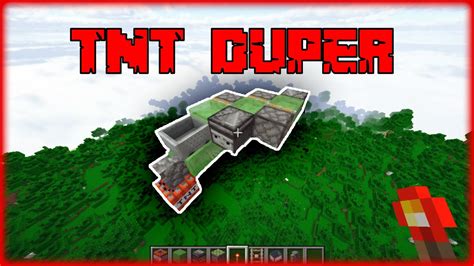 How To Make Flying Tnt Duper Machine In Minecraft Youtube