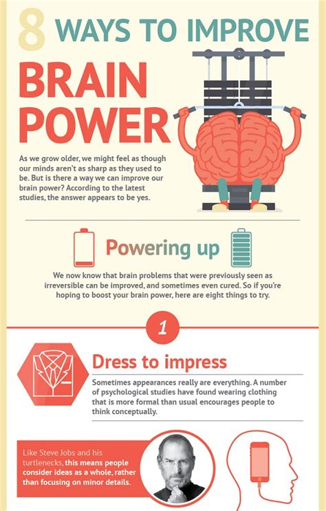 Infographic Eight Ways To Improve Brain Power