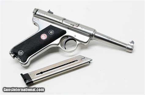Ruger Stainless Steel Standard Automatic Pistol Rst4 S 22lr 1 0f 5000