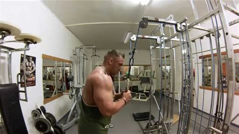 Sebastian Hotz Bodybuilding Training With Friends Part 4 Back Triceps