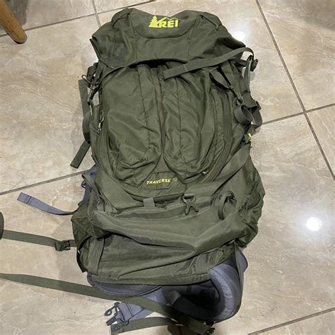 Rei Co Op Traverse 70 Pack Mens Size Medium Green Hiking Backpack Ebay