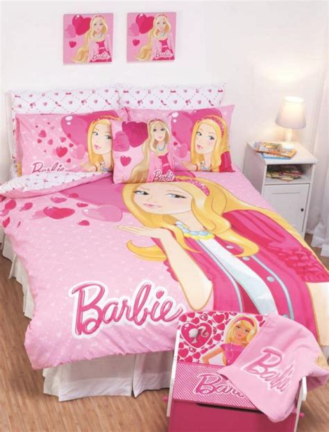 Barbie doll looks adorable in a fashion perfect for the scene! Pretty Adorable Barbie Bedroom Designs for Your Cute ...