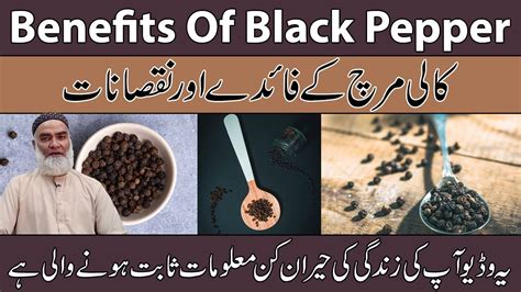 Benefits Of Black Pepper In Urduhindi Kali Mirch Ke Fayde Aur Nuksan