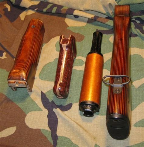 Russian Akm Ak47 4 Piece Wood Stock Set 240 Gundeals