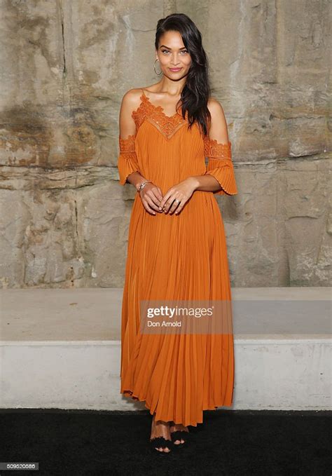 Shanina Shaik Arrives Ahead Of The Myer Aw16 Fashion Launch At News