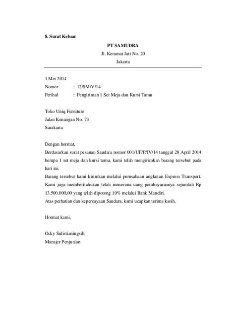 Sorry i could not attend the seminar because of interests. Contoh Surat Keterlambatan Pengiriman Barang Dalam Bahasa ...