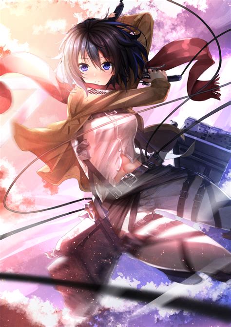 Mikasa Ackerman Attack On Titan Mobile Wallpaper By Swordsouls