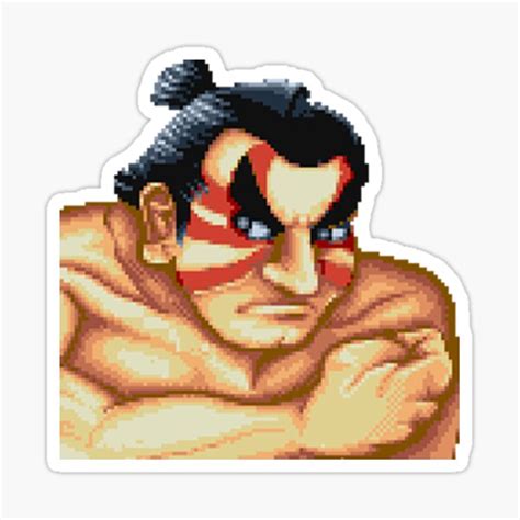 Street Fighter Stickers E Honda Sticker For Sale By Alexbrewer20
