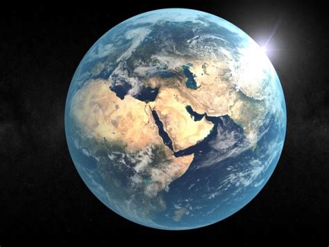 شكل كوكب الأرض الحقيقي في الفضاء موجز مصر