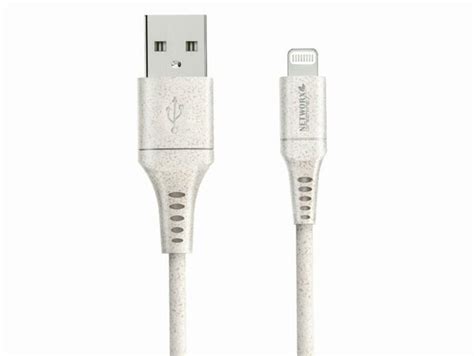 Networx Greenline Daten und Ladekabel Lightning auf USB A weiß grau