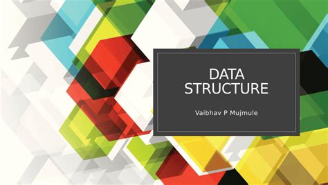 Pdf Data Structure Ppt