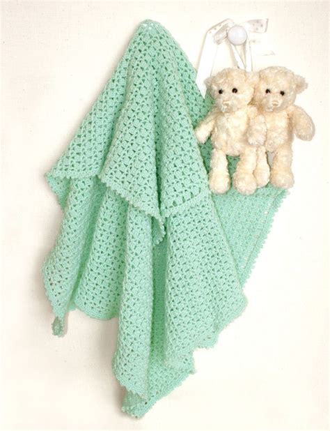 Crochet Baby Blanket In Bernat Baby Sport Knitting