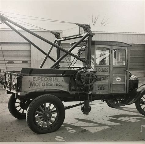 1920s Wooden Car Ford Wrecker With A Holmes Boom Mechanism Ford