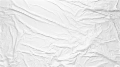 white wrinkled fabric texture paste poster template glued paper  fabric mockup stock photo