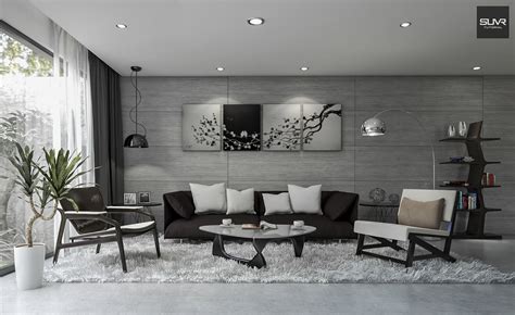 Free 3d Models Living Room Modern Concrete Living Room By Anthony Lie