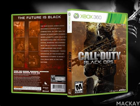 Call Of Duty Black Ops 2 Xbox 360 Box Art Cover By Mackay