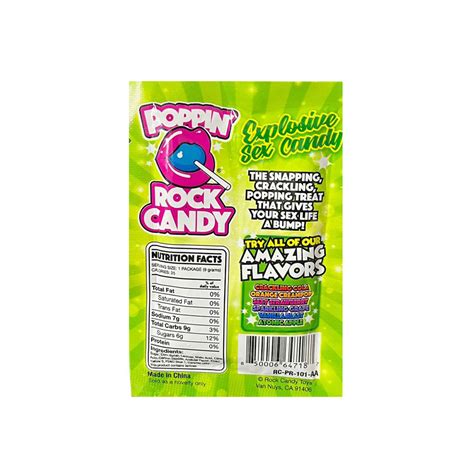 Caramelo Sexo Oral Popping Rock Candy Manzana Lubricante Para El Sexo Oral