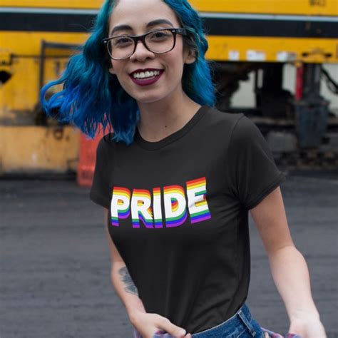 Pride Rainbow T Shirt Redmolotov