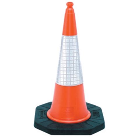 Jsp Dominator™ Traffic Cone Polyethylene Orange Reflective 500mm