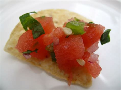 Cheerful Thrifty Door My Dish To Pass ~ Watermelon Salsa