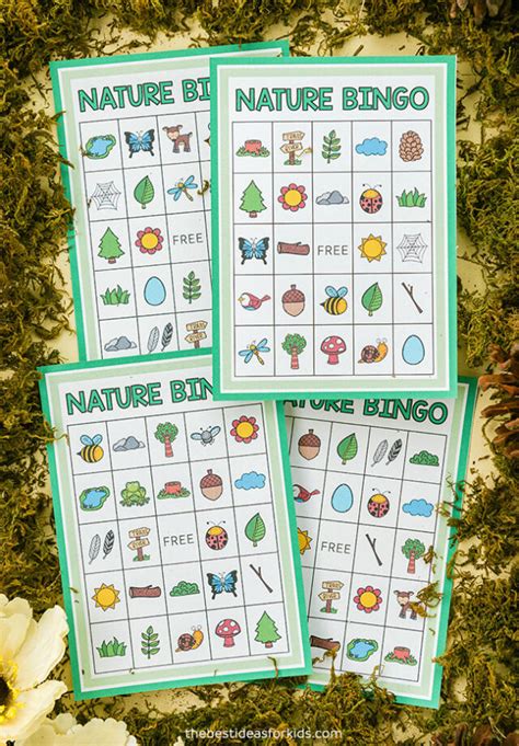 Nature Bingo Free Printables The Best Ideas For Kids