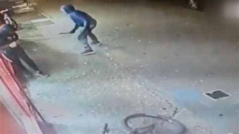 London Stabbings Cctv Shows Moment 15 Year Old Jay Hughes Knifed To